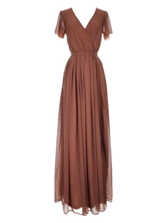 Baltic Born Dresses & Skirts - Baltic Born Dusty Rose Chiffon Maxi Dress